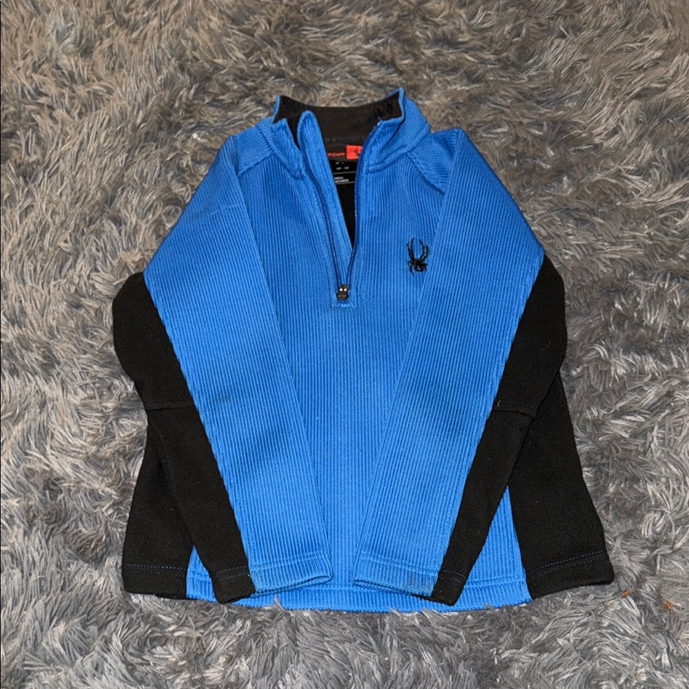 Spyder Blue and Black Kids Sweatshirt